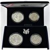 Image 2 : U.S. 1994 World Cup Silver $1 & 50¢ Commems Proof & Business Strike W/Box & COA ( 2 sets )