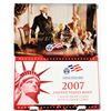 Image 2 : U.S. 2007 Silver Proof Set with Presidential Dollars Set