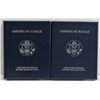 Image 2 : U.S. 2002 & 2003 $1 American Silver Eagle Proof with Original Box & COA