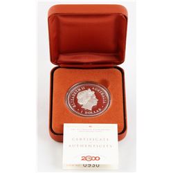 Australia 2000 1 oz Proof Silver Kookaburra with Original Box and COA