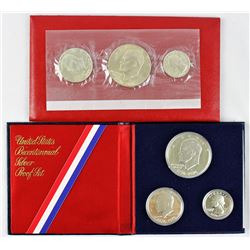 U.S.  1976 Bicentennial 40% Silver 3-Coin Mint & Proof Set