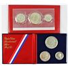Image 1 : U.S.  1976 Bicentennial 40% Silver 3-Coin Mint & Proof Set