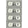 Image 1 : Lot of (4) Consecutive 1957B $1 Silver Certificate Notes