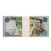 Image 1 : Lot of (25) Iraqi 25 Dinars Saddam Hussein Notes