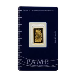 Suisse 2.5 Gram Fine Gold Pamp Gold Bar