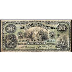 1929 $10 Bank of Nova Scotia Canada Note