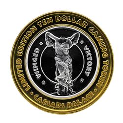 .999 Silver Caesars Palace Las Vegas, Nevada $10 Casino Limited Edition Gaming T