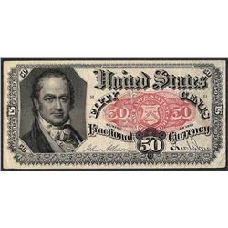 1875 Fifty Cent Fifth Issue Fractional Notes - Pinholes