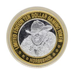 .999 Silver Horseshoe Las Vegas $10 Casino Limited Edition Gaming Token