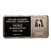 Image 2 : 500 Grain Sterling Silver Franklin Mint 100 Greatest Americans Ingot