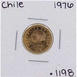 1976 Chile 20 Pesos Gold Coin