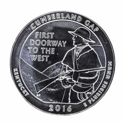 2016 5oz Silver ATB Cumberland Gap Kentucky Silver Coin