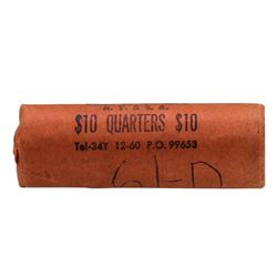 Roll of (40) 1961-D Brilliant Uncirculated Washington Quarters