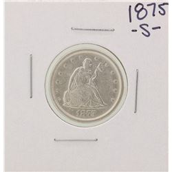 1875-S Twenty Cent Piece Coin