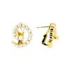 Image 2 : 18KT Yellow Gold 2.00 ctw Diamond Earrings