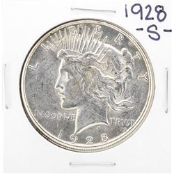 1928-S $1 Peace Silver Dollar Coin