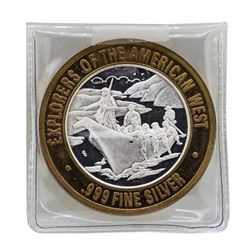 .999 Silver Explorers of American West Kit Carson Limited Edition Gaming Token