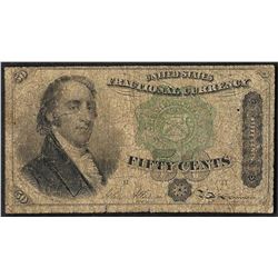 March 3, 1863 Fifty Cents 4th Issue Fractional Note