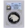Image 1 : 2013 $20 Canada Bald Eagle Silver Coin PCGS PR69DCAM