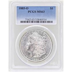1885-O $1 Morgan Silver Dollar Coin PCGS MS63