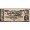 Image 1 : 1864 $10 Confederate States of America Note
