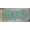 Image 2 : 1864 $10 Confederate States of America Note