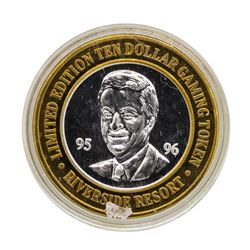 .999 Silver Riverside Resort Casino Laughlin, NV $10 Limited Edition Gaming Toke