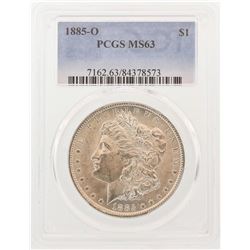 1885-O $1 Morgan Silver Dollar Coin PCGS MS63