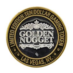 .999 Silver Golden Nugget Las Vegas, Nevada $10 Casino Limited Edition Gaming To