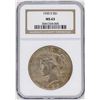 Image 1 : 1935-S $1 Peace Silver Dollar Coin NGC MS63