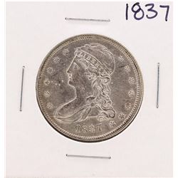 1837 Reeded Edge Capped Bust Half Dollar Coin