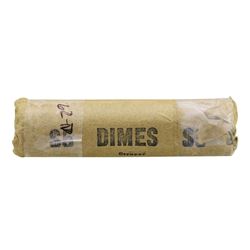 Roll of (50) 1962-D Brilliant Uncirculated Roosevelt Dimes