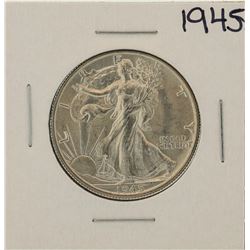 1945 Walking Liberty Half Dollar Coin