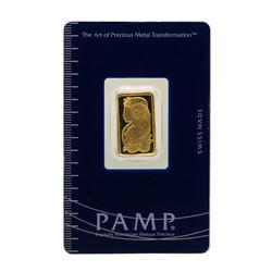 Suisse 5 Gram Fine Gold Pamp Gold Bar