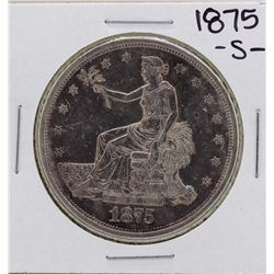 1875-S $1 Trade Silver Dollar Coin