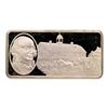 Image 1 : 500 Grain Sterling Silver Franklin Mint 100 Greatest Americans Ingot