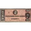 Image 1 : 1864 $2 Confederate States of America Note