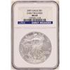 Image 1 : 2007 $1 American Silver Eagle Coin NGC MS69 Early Releases