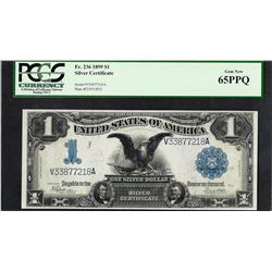 1899 $1 Black Eagle Silver Certificate Note Fr.236 PCGS Gem New 65PPQ
