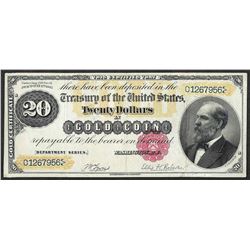 1882 $20 Gold Certificate Note