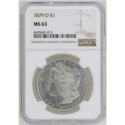 1879-O $1 Morgan Silver Dollar Coin NGC MS63