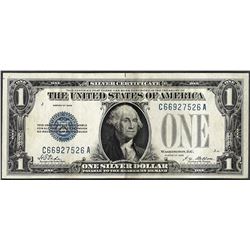 1928 $1 Funnyback Silver Certificate Note