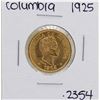 Image 1 : 1925 Columbia 5 Pesos Gold Coin