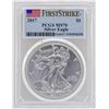 Image 1 : 2017 $1 American Silver Eagle Coin PCGS MS70 First Strike