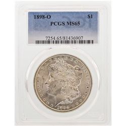 1898-O $1 Morgan Silver Dollar Coin PCGS MS65