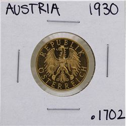 1930 Austria 25 Schilling Gold Coin
