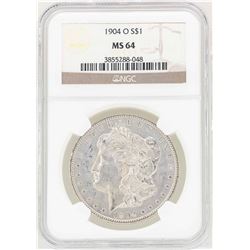 1904-O $1 Morgan Silver Dollar Coin NGC MS64