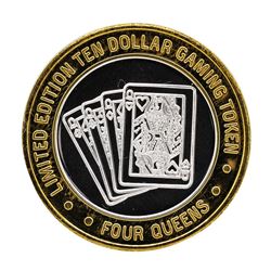 .999 Silver Four Queens Casino Hotel Las Vegas $10 Limited Edition Gaming Token