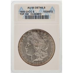 1900-O/CC $1 Morgan Silver Dollar Coin Top-100 ANACS AU55 Details