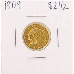 1909 $2 1/2 Indian Head Quarter Eagle Gold Coin